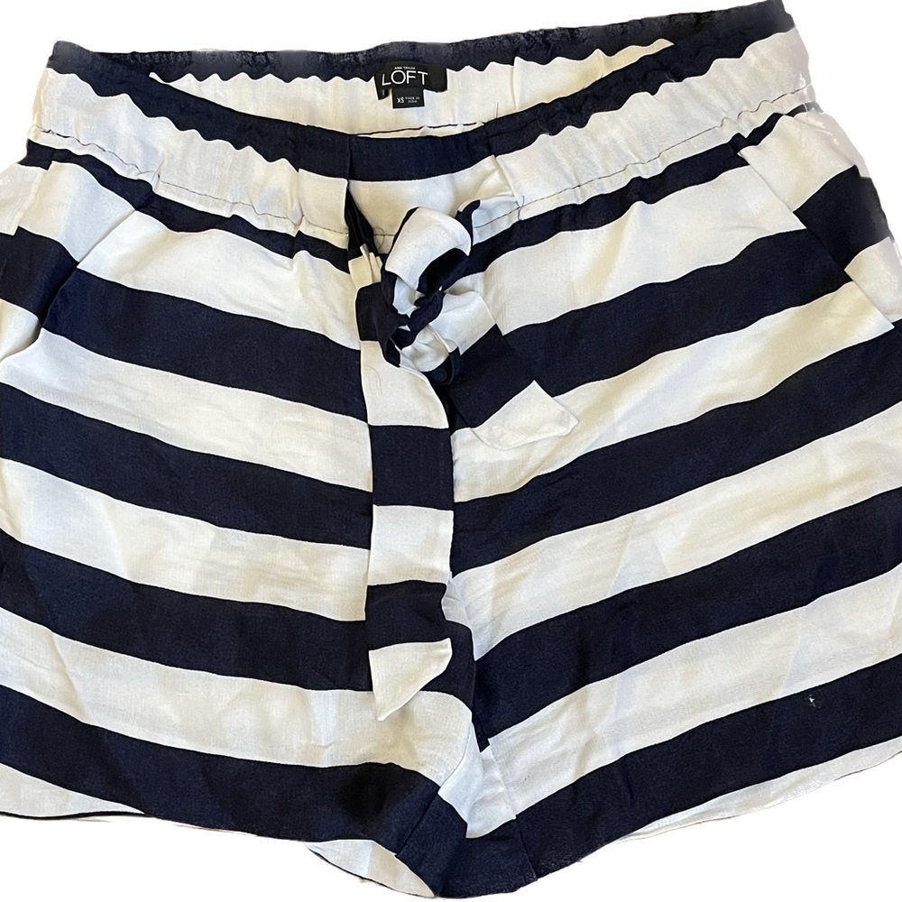 Loft striped shorts